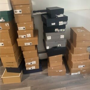 Empty boxes for where is different designers